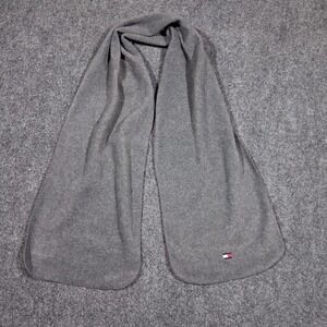 Tommy Hilfiger‎ Men's Striped Scarf (Grey, One Size)